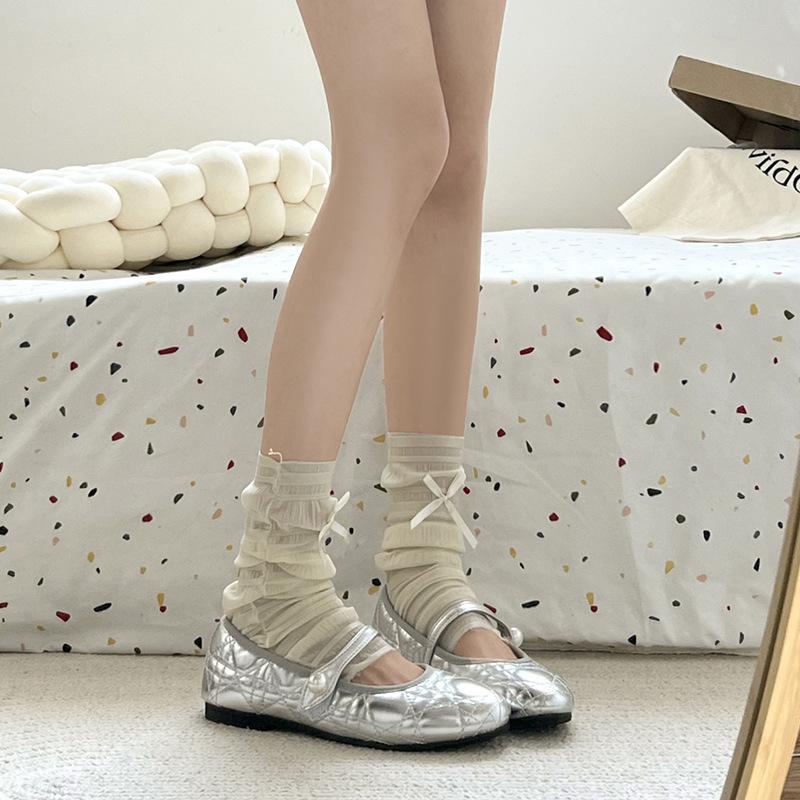 Fashion Flat Mary Jane Shoes Women's New Spring Everything with A Slip-on French Evening Shoes Soft Sole Gentle Single Shoes