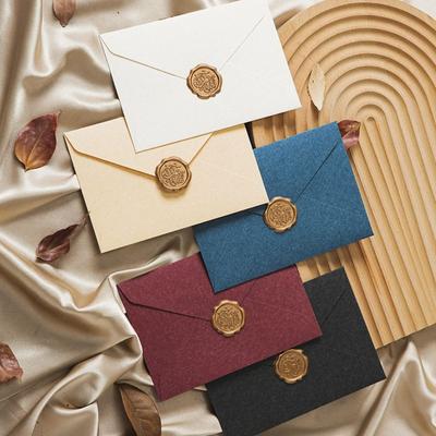 10 Stück Schaffell Umschlag Umschläge Set Einladungskarte Retro Grußkarte Geburtstagskarte
