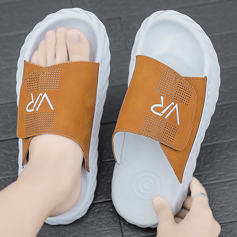 

Нескользящие сандалии для дома и улицы, удобные тапочки для мужчин и женщин, эстетичная подошва, пляжные сандалии, снимающие давление 38