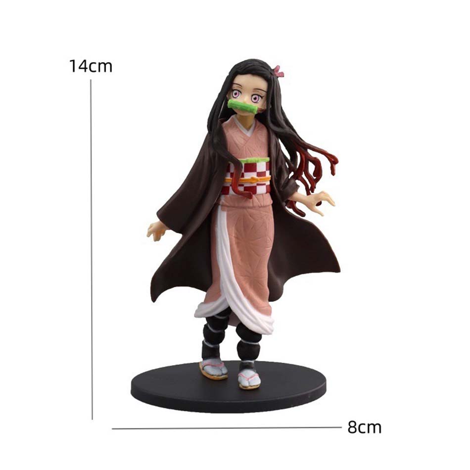

Model 2025 Hot Demon Slayer Q Version Sitting Figure Toy Anime Kimetsu no Yaiba Tanjiro Nidouzi Inosuke Zenizu PVD Figurine Doll
