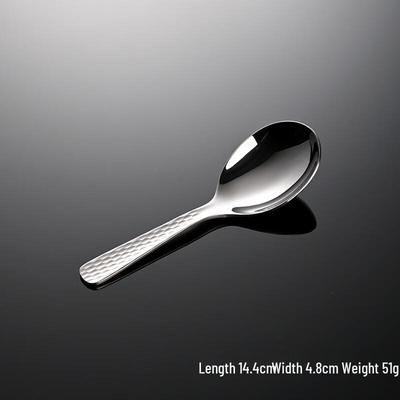 Ru Han Thickened Stainless Steel Children's Dining Spoon