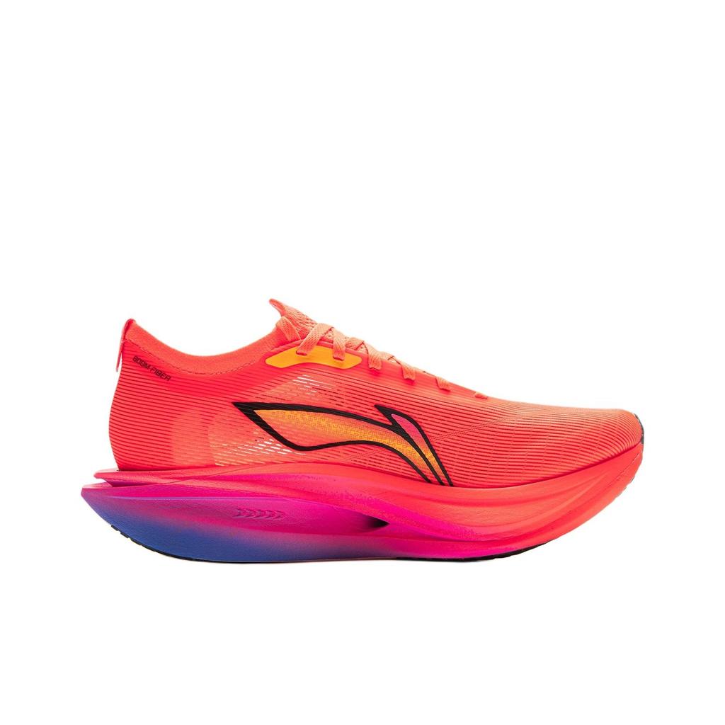 Li Ning Feidian 5 Elite Ultra Lehká Technologie Karbonová Deska Běžecké Boty Unisex Běžecké Boty Fluorescenční-Plamenově-Oranžová ARMV003-25