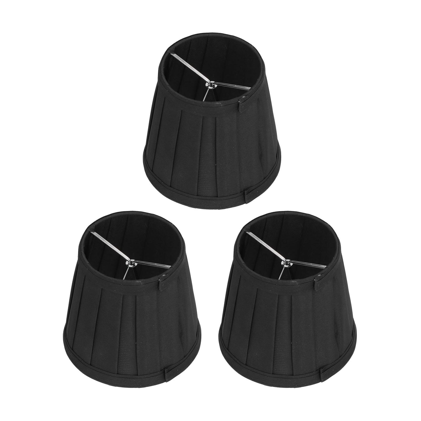 

3 шт. тканевый абажур E14, зажим на тканевый чехол для лампы для люстры, настенного светильника, офисного домашнего декора(белый