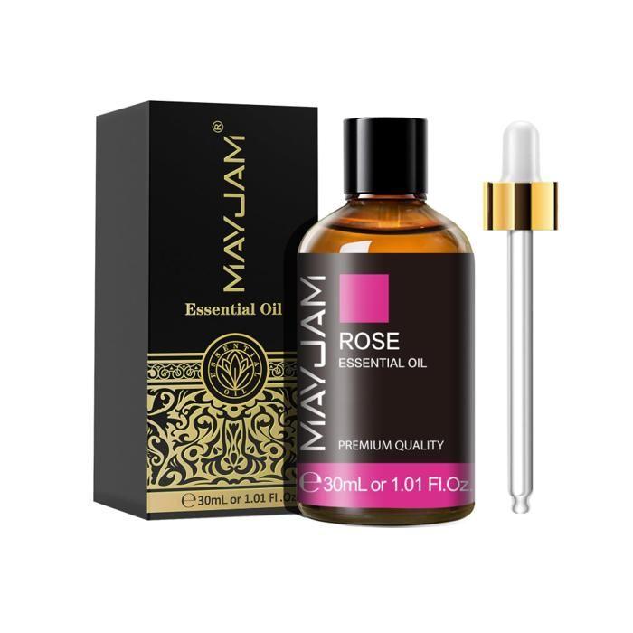 MAYJAM - Huile Essentielle de Rose 30ML de Haute Qualité pour Diffuseur, Humidificateur