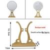 Folding Round Fan Holder - Classical Chinese Wedding & Palace Display Stand