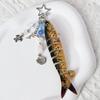 Bionic Design Handmade Fish Keychains High-precision Fish Bait Lanyard  Fishing Enthusiasts