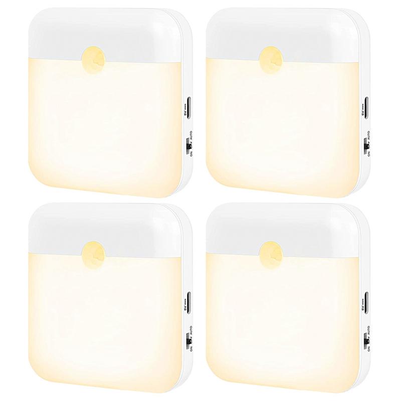 Human Body Induction Night Light for Bedroom Kitchen Corridor Energy-saving Lamp for Holiday Gift Camping Summer Party Home Deco