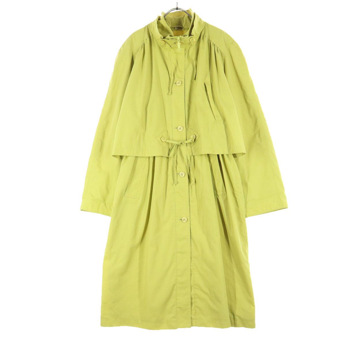 

Длинный рукав Длинное пальто желтый Женский Б/у