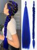 Colorful Elastic Hair Ties Braid Ponytail Hair Extensions for Women