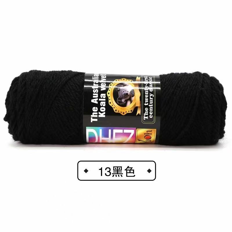 100G Wool Blended Koala Fleece Hand-knitted Medium Thick Yarn Rod Needle Thread Jacket Scarf DIY Knitting&Crocheting
