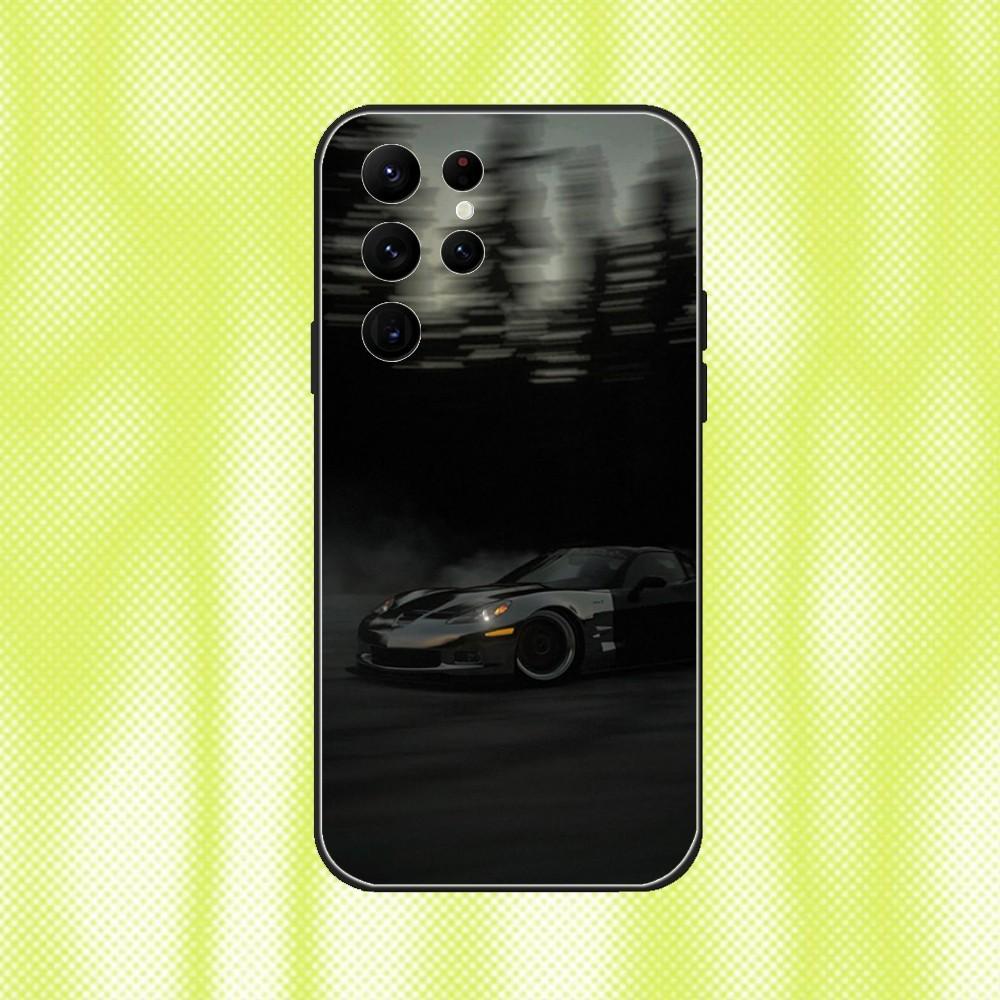 C-CorvetteS C8 C6 Cars Phone Case For Samsung S 25,24,23,22,30,21,10,9,Ultra,Plus,Lite,FE,4,5G Black Soft Case