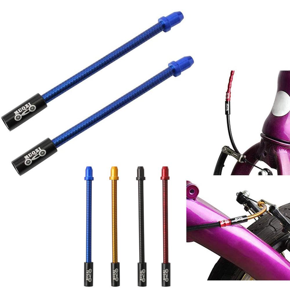 Spring Folding Bike Bendable Brake Bent Pipe Noodle Cable Guide V Brake Elbow Bicycle Accessories