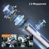 360° Steering Industrial Endoscope Camera 8mm 5"IPS Screen Single&Dual Lens Inspection Borescope 1080P For Car Engine Pip