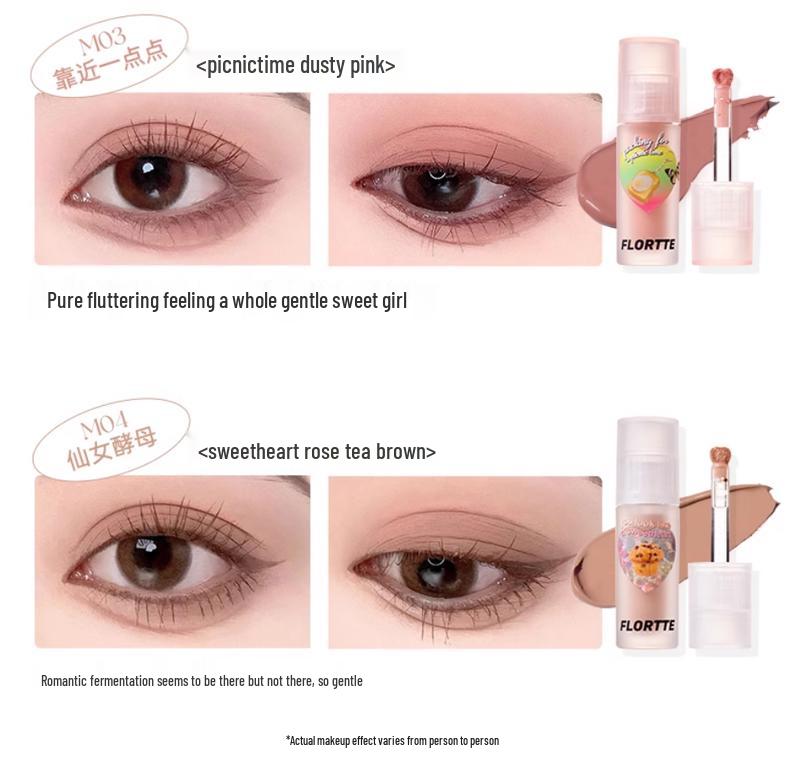 Floria Liquid Eyeshadow: Shimmer, Matte & Glitter Highlights