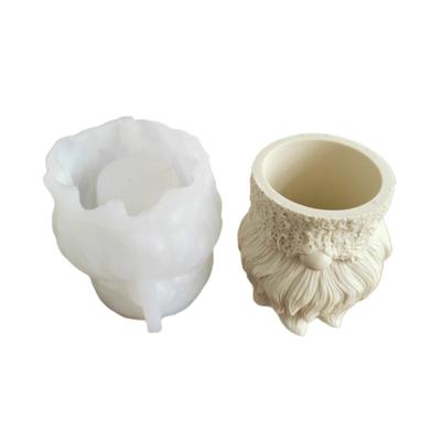 Silicone Planter Molds Dwarf Shape for Handmade Flower Pots Pen Holder Molds Resin Crafts Clay Molds DIY Hand Craft