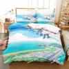 Game VOEZ Bettwäsche-Set, Einzelbett, Doppelbett, Queensize-Bett, Kingsize-Bett, Schlafzimmer für Erwachsene und Kinder, Bettbezug-Set, 3D-Druck, Anime-Bettlaken-Set