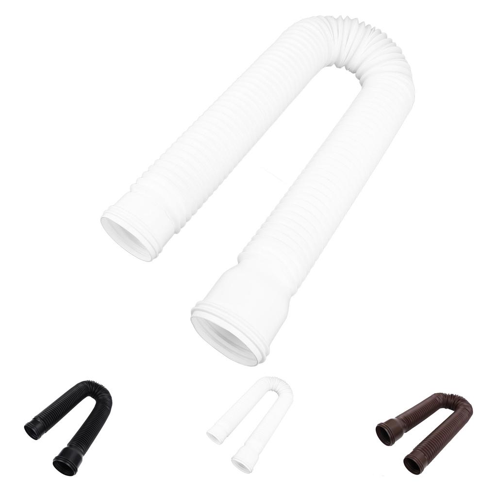 Rain Gutter Downspout Extension Flexible PE Extendable Drain Away Extender for Outdoor Villa Round Drain Downspout Extender