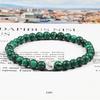 Classic Natural Stone Beaded Bracelet Men Bracelets Women 31+1 Beads Creative Gift for Lovers Best Friend Jewelry Pulsera Mujer