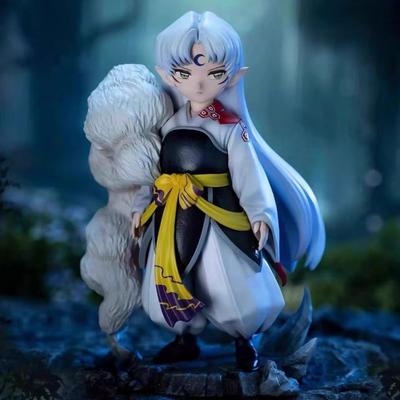 Inuyasha Chibi-Style Sesshomaru Figurine Handsome Anime Model Toy In-Stock Childhood Collectible Gift Item