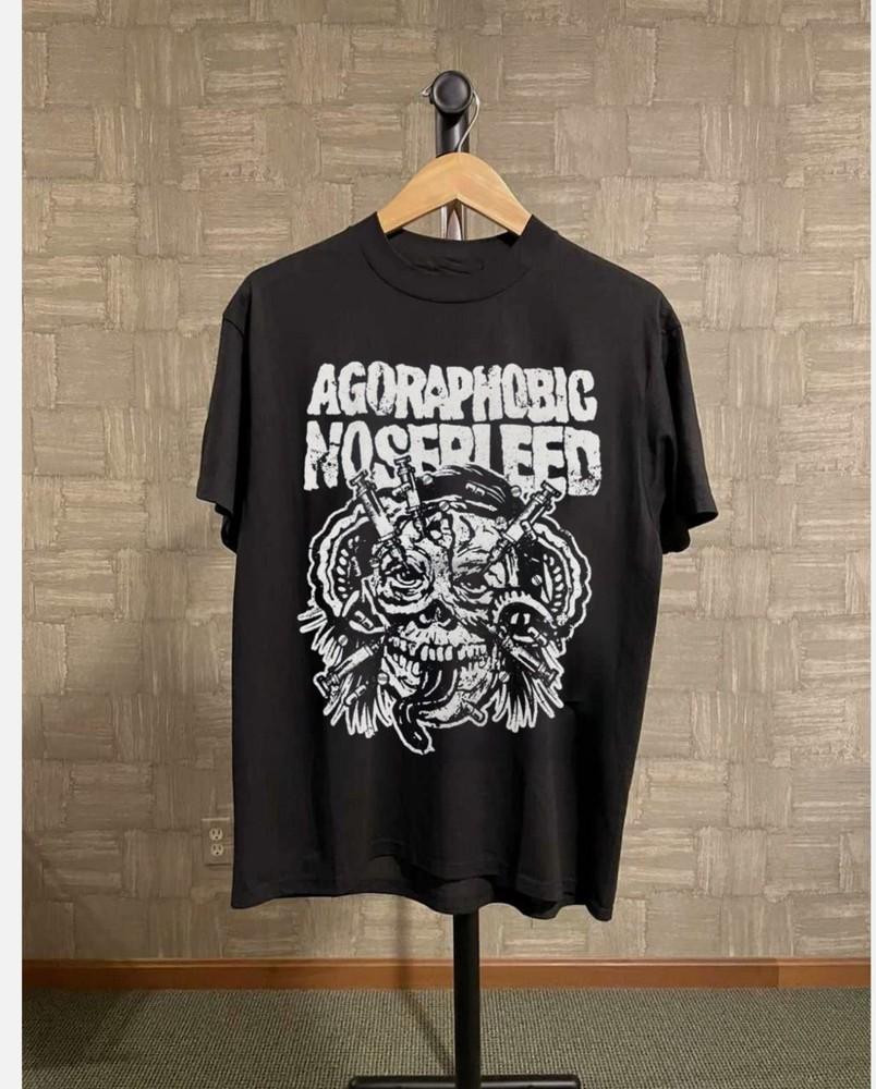NEW Popular AGORAPHOBIC NOSEBLEED Gift For Fan S to 5XL Tshirt Unisex T-Shirt S