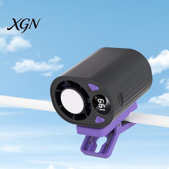 Cooling Fan with Clip Portable Clip-on Fan, LED Display USB Rechargeable 3 Speed Mini Electric Adjustable Personal for Car, Work, Travel, Outdoor
