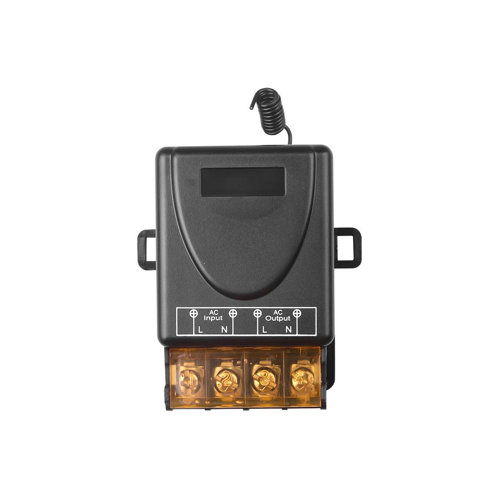 Wide Voltage Remote Control Switch (AC110V-220V) + Long-Range Remote for Water Pump / 433M.