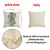 Christmas Pillow Cover Car Decoration Linen Print Pine Pillow Living Room Sofa Pillow Cushion