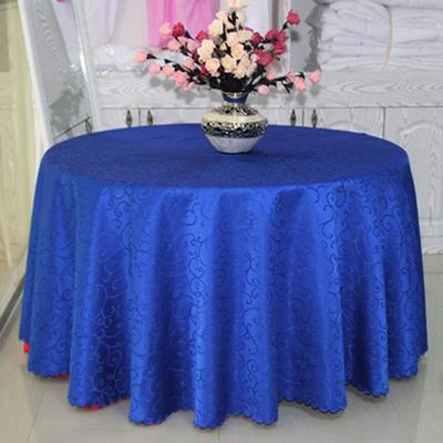 Kulatý ubrus Polyesterový žakár Svatba Ubrus Ráno Sláva Tisk Elegantní Ubrusy Na Jídelní Stůl Domácí Dekor