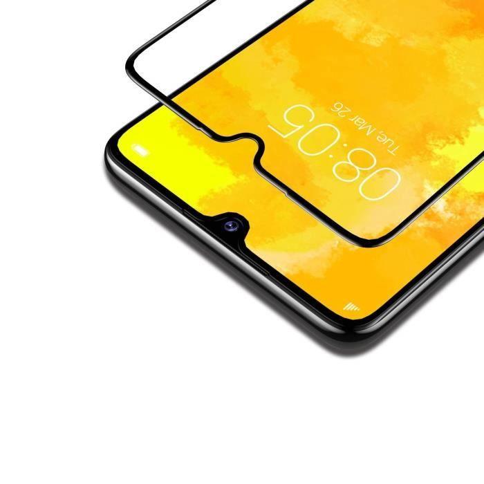 Härdat glas - Phonillico® - Huawei P30 LITE - 3-pack - Transparent - Svart kant - Reptåligt