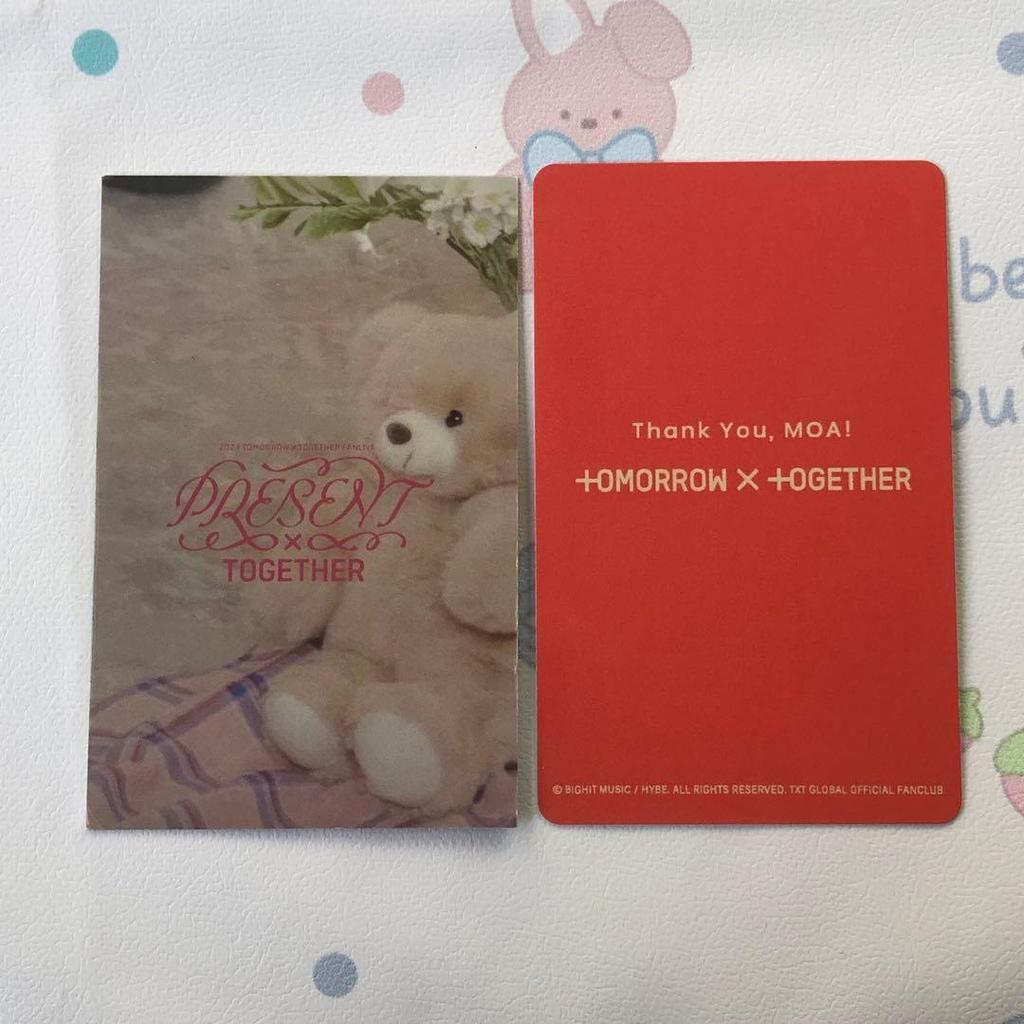 [USED] TXT Taehyun Japan FC MOA ZONE Tuva Fan Meeting 2 Trading Cards