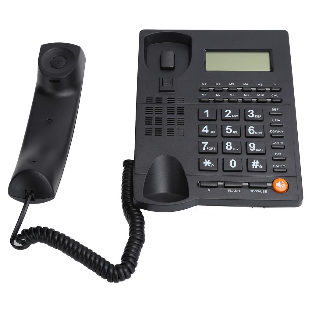 L019 3 Stolní pevný telefon s kabelem a velkými tlačítky pro rodinnou kancelář a hotel
