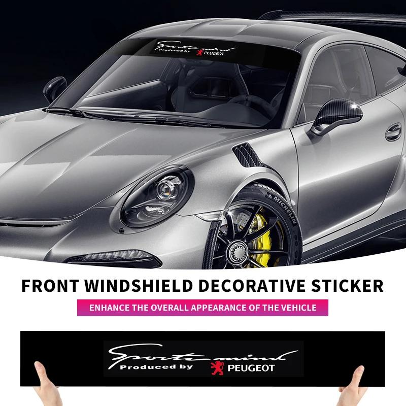 Naklejki na przednią szybę samochodu Naklejki dekoracyjne na przód i tył Naklejka do Peugeot 206 208 306 307 308 508 106 107 2008 3008 207