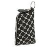 Inden Key Shippo Black with Black Lacquer and White 8817 [Inden-ya] Case, Deerskin, Soft, Pattern, Chintz,