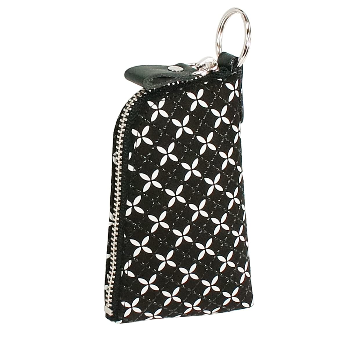 

Inden Key Shippo Black with Black Lacquer and White 8817 [Inden-ya] Case, Deerskin, Soft, Pattern, Chintz,