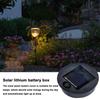 Solar Panel with LED Lantern Light Lid Solar Lights Top Replacement Part for Outdoor Hanging Lanterns DIY Table Lights Decor