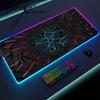 Electric Current Mouse Pad Rgb Backlit Republic of Gamers Mouse Mat Pc Accessories Led Mouse Pads Gaming Play Mats Extended Pad
