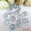 10MM Transparent Acrylic Corner Beads: DIY Handmade Curtain Ornaments, Imitation Crystal and Colored Loose Beading Materials