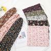145*145CM Écharpe Carrée Florale Imprimée Chiffon Hijabs Écharpes Pour Femmes Châles Musulmans Foulard Enveloppant Bandeau Bufandas