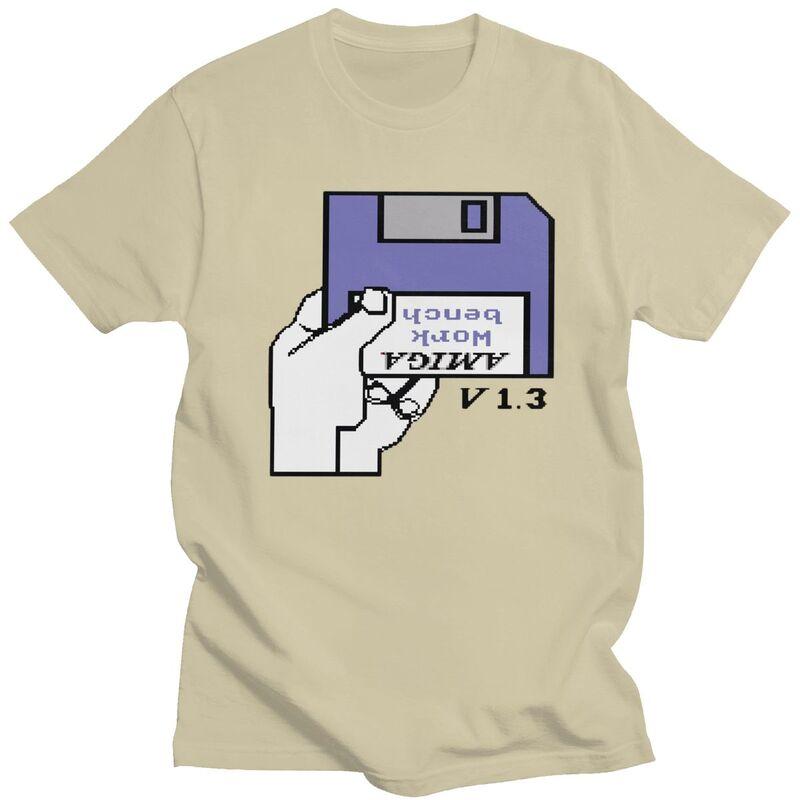 Custom Commodore C64 Game T Shirts Men Pure Cotton Tees Tshirt Clothes