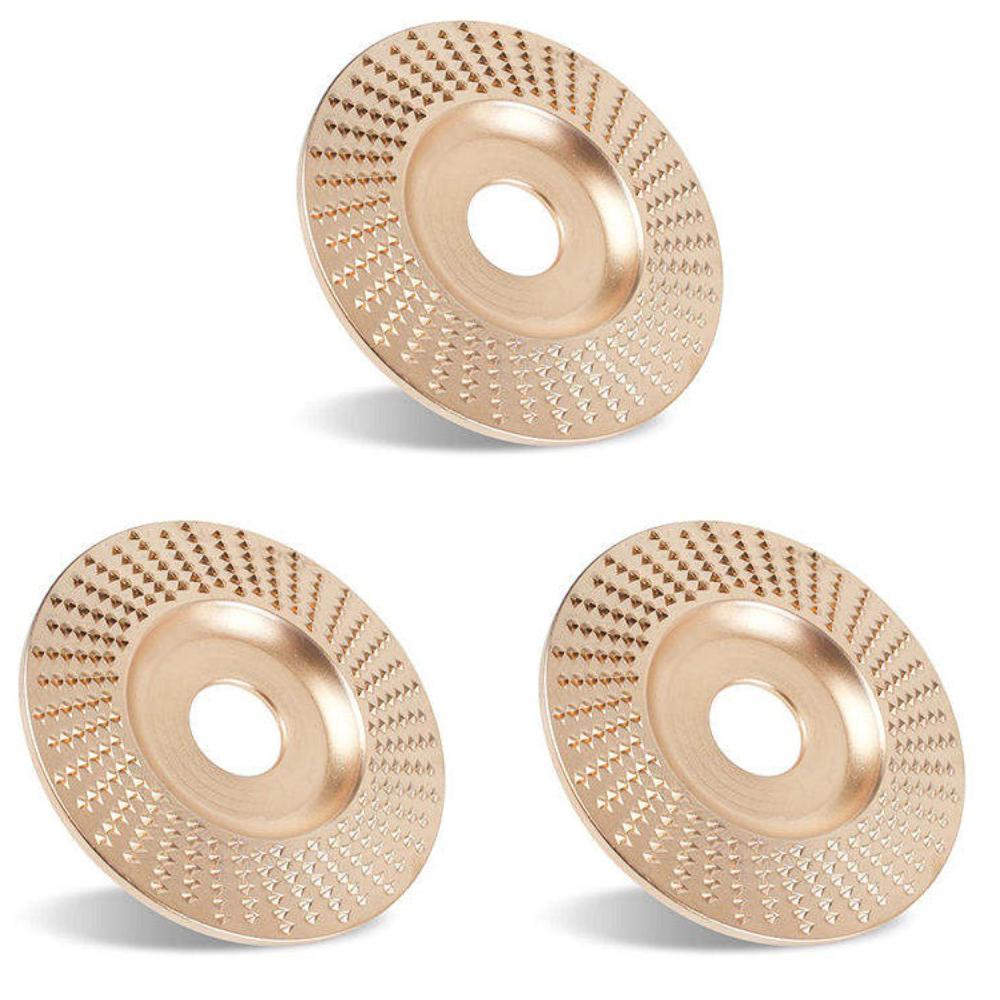 Xiaomi Woodworking Grinding Thorn Disc 3Pcs Angle Grinder Polishing Disc Flat Disc Polishing Wheel Wood Tea Plate Root Carving Tool