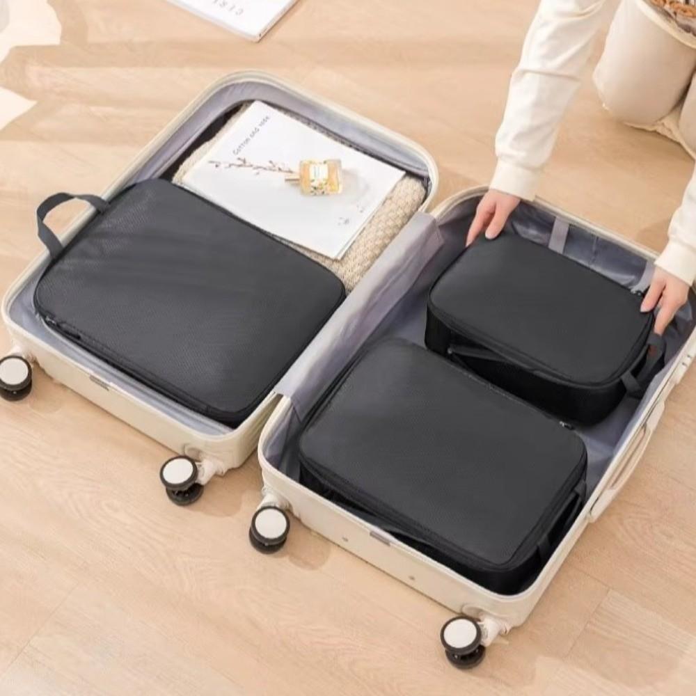 3 pcs/set Large Capacity Travel Compression Packing Cubes Multifunction Travel Storage Bag  Travel