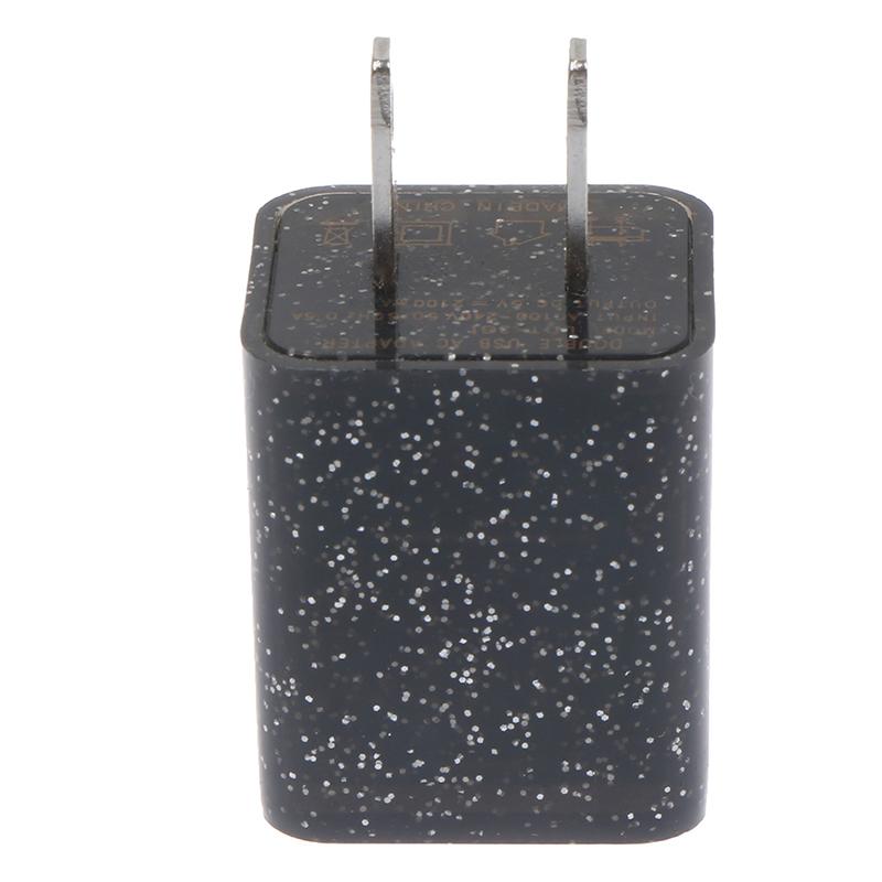 Cor 2 Portas Saída USB 5V Plug de Carregador de Parede Adaptador de Energia de Viagem Telefone