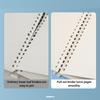 Drawing Rod Type Loose-leaf Binding Strip A5 B5 Binding Clips Loose-leaf Ring  School Office