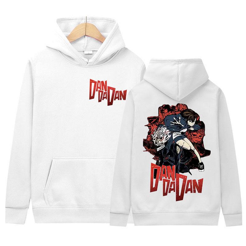Japanese Anime Dandadan Okarun Dan Da Dan Graphic Hoody Unisex Harajuku Fashion Sweatshirt High Quality Fleece Hoodie Streetwear