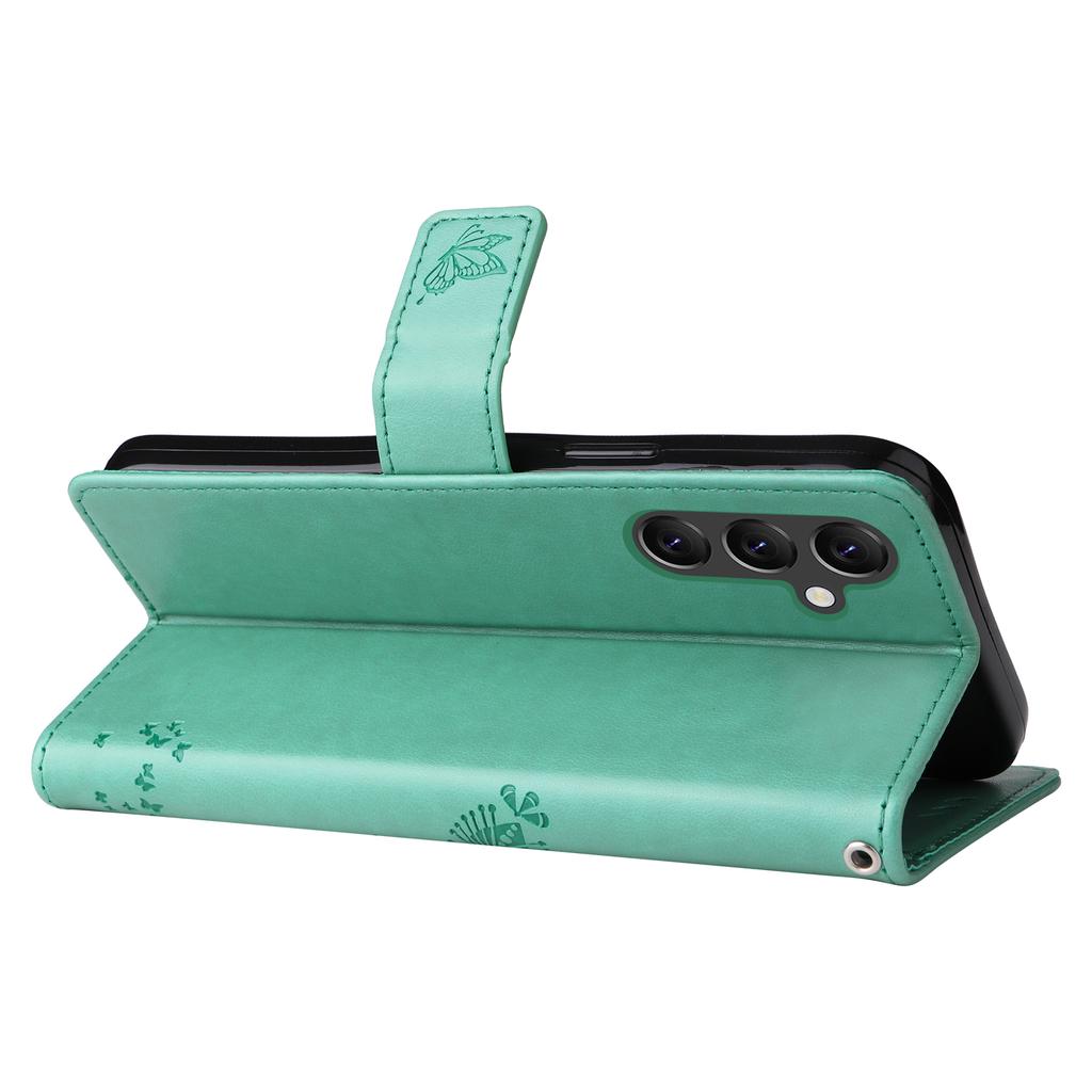 For Samsung Galaxy A05s 4G Phone Case with Stand Cat Tree Pattern Leather Wallet Mobile Cover