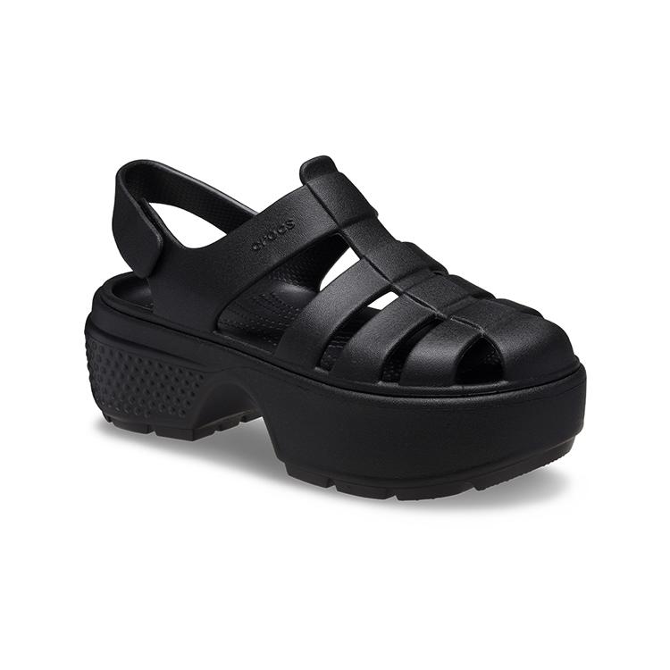 Crocs Stomp Fisherman Sandals 'Black' Women's 209938-001