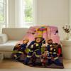Cartoon Cute F Fireman Sam Blanket For Sofa Office Bed Plane Travel Sleep Read Relax Camping Soft And Warm
