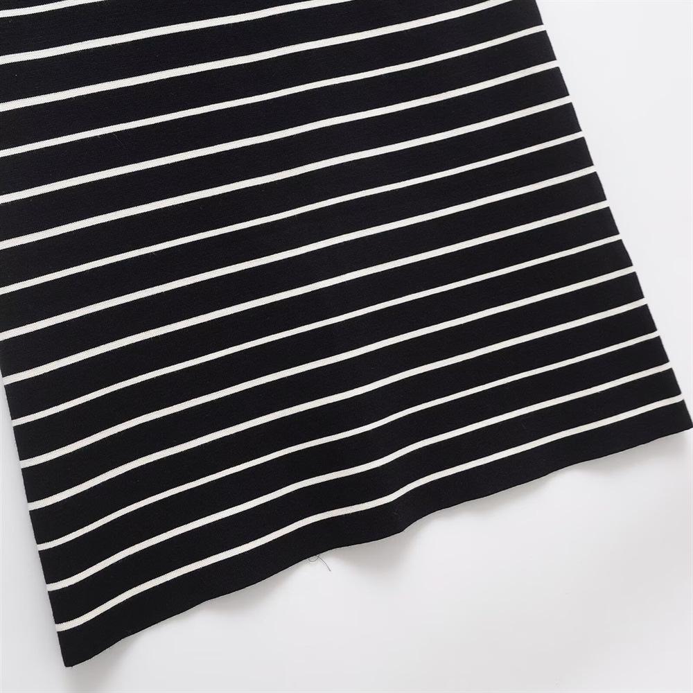 2025 Spring/Summer Women's Casual Striped Loose Dress