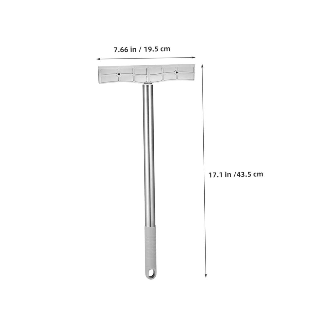 EXCEART 6-teilige Plakatstangen, Willkommens-Metallschilder, Handheld-Schilderstangen, Kunststoff, Silber