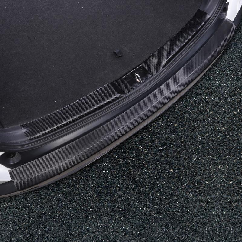 For Nissan Qashqai J11 2016- car Rear Bumper Protector leather Sill Trunk Tread Plate Trim Scuff Plate Car Styling